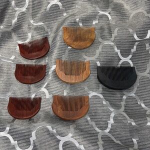 Large curved wooden anti-static comb Lot Sikh Kanga Khalsa Singh